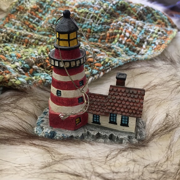 Beautiful Lighthouse Christmas Tree Ornament - Picture 2 of 5